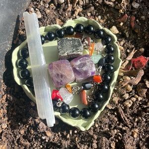 Crystal heart tray